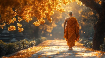 Fototapeta premium Professional photo Asia,Buddhist monk life in Burma. Shaolin monk