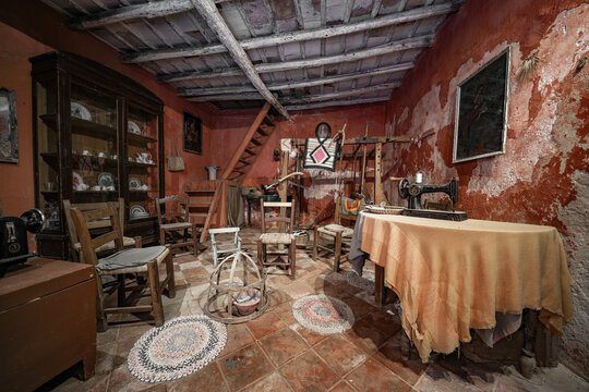 Custonaci Trapani Sicily, Mangiapane cave village, populated as early as the Upper Paleolithic	

