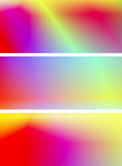 set of Abstract fashion colorful gradient light dark green bright paper luxury wallpaper. Noisy grainy texture background