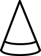 Birthday Hat Outline