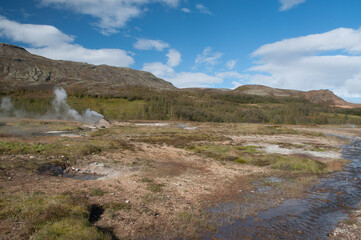 Naklejka premium Beautiful Landscape in Iceland