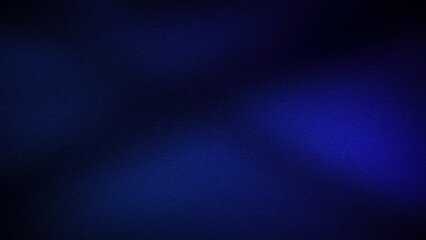 Obraz premium Deep blue and purple gradient with a grainy texture that creates a mysterious and moody atmosphere. The colors blend smoothly, providing a dark, elegant backdrop that is ideal for wallpapers