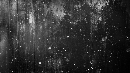 Grunge black scratched background, old film effect, distressed scary texture with space for design resource. Generative AI