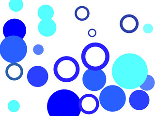 Underwater fizzing bubbles texture isolated on transparent background. Liquid colors. Banner or sign design