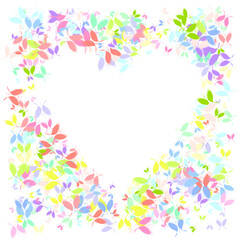 Beautiful monarch butterfly isolated on white background Butterflies scatter from the circle. 