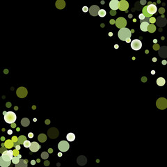 Realistic star shower on transparent night sky background.  Celebration party decoration. Vector backdro