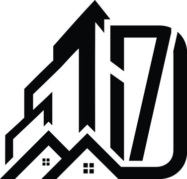 7d real estate logo design	