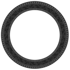 Floral ornamented frame; old style ornate decoration