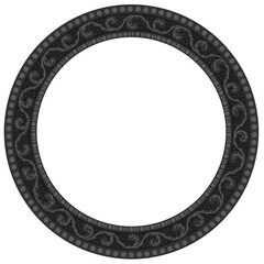 Floral ornamented frame; old style ornate decoration