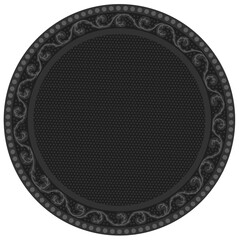 Floral ornamented frame; old style ornate decoration