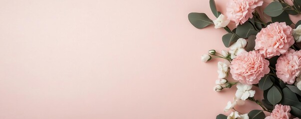 Light blush with a minimalist white border, soft color palette, subtle framing