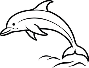 Delightful dolphin coloring book featuring baby dolphins ideal for young artists





