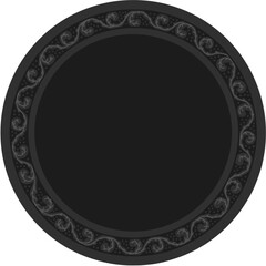 Floral ornamented frame; old style ornate decoration