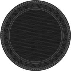 Floral ornamented frame; old style ornate decoration