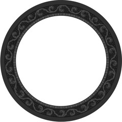 Floral ornamented frame; old style ornate decoration