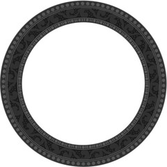 Floral ornamented frame; old style ornate decoration