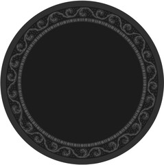 Floral ornamented frame; old style ornate decoration