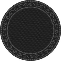 Floral ornamented frame; old style ornate decoration