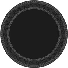 Floral ornamented frame; old style ornate decoration