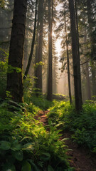 Obraz premium sunrise in the mountains