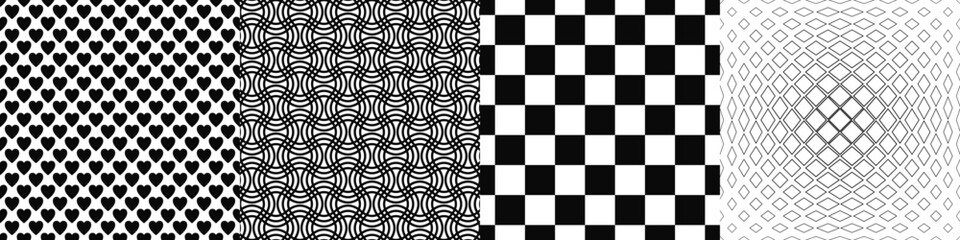 Black and white pattern collection