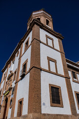 Fototapeta premium Parish Socorro church (Parroquia de Nuestra Senora del Socorro) in the Plaza del Socorro. Ronda, Spain.