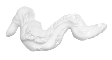 Shaving foam, lather isolated on white, with clipping path, texture and background	