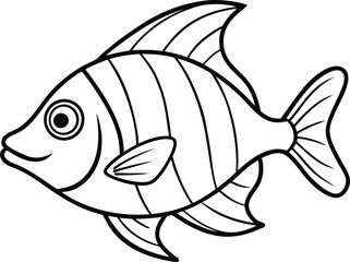 Delightful sea fish kids colouring book with pages of colorful ocean adventures
