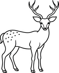 Deer Kids Colouring Book with adorable designs for creative fun and relaxation
