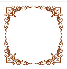 Vintage border design elements collection.