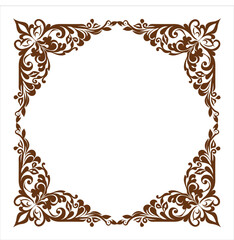 Vintage border design elements collection.