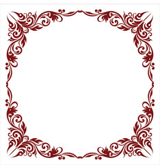 Vintage border design elements collection.