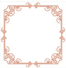 Vintage border design elements collection.