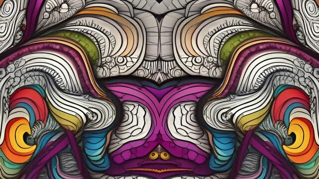 Kaleidoscopes, moving art, illusions, abstract
