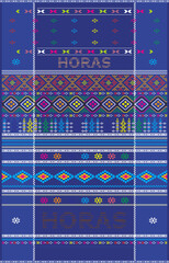 Traditional fabrics of Ulos Batak, patterns, designs, decorations, wallpapers, ornaments in various colors
