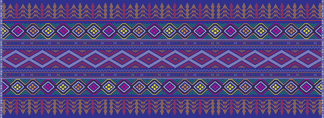 Traditional fabrics of Ulos Batak, patterns, designs, decorations, wallpapers, ornaments in various colors