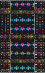 Traditional fabrics of Ulos Batak, patterns, designs, decorations, wallpapers, ornaments in various colors