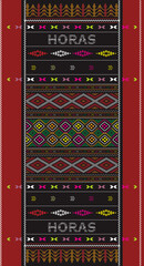Traditional fabrics of Ulos Batak, patterns, designs, decorations, wallpapers, ornaments in various colors