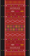 Traditional fabrics of Ulos Batak, patterns, designs, decorations, wallpapers, ornaments in various colors