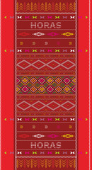 Traditional fabrics of Ulos Batak, patterns, designs, decorations, wallpapers, ornaments in various colors