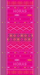 Traditional fabrics of Ulos Batak, patterns, designs, decorations, wallpapers, ornaments in various colors