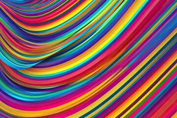 Colorful Twisting Stripes with Bright Gradient Design for Eye-Catching Visuals