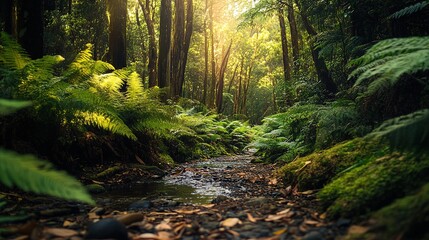 Obraz premium Escape into nature's beauty in remote and untouched places