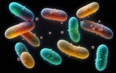 Unicellular organisms or protozoa, single-celled organisms microorganisms such as archaea, bacteria or protists swim in water