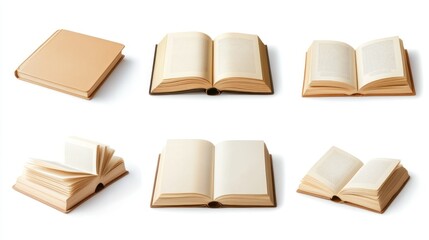 Six Different Perspectives of a Closed and Open Book