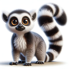 Fototapeta premium Curious Lemur