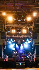 Stage Lighting Setup for Concert Performance