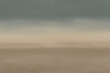 Muted Slate Beige Gradient Horizon with Soft Glow and Textured Depth