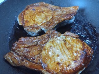 grilled pork chops