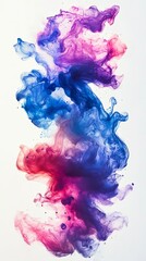 Vivid Abstract Watercolor Splash Art with Smoothly Merged Colors wallpaper